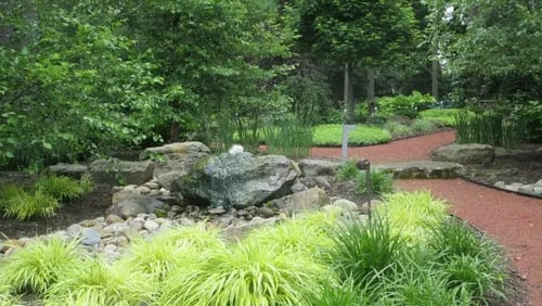 Residential landscape design and outdoor living space