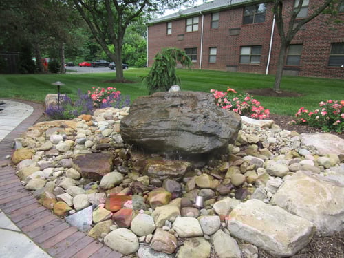 canton regency assisted living facility water feature