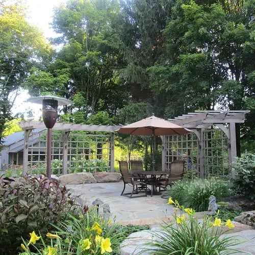 Cozy Backyard Entertainment Space