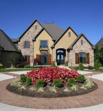 Residential landscape design from Rice’s used for landscape inspiration.