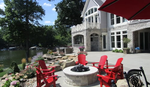Residential hardscape and outdoor living design