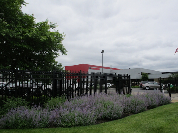 Hendrickson International new fence