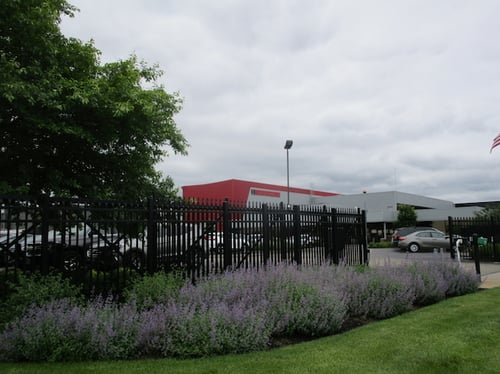 Hendrickson International new fence