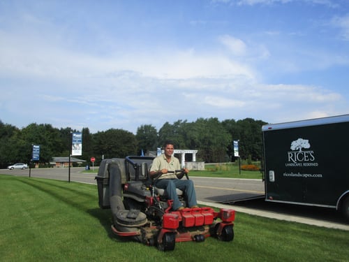 Weekly mowing maintenance