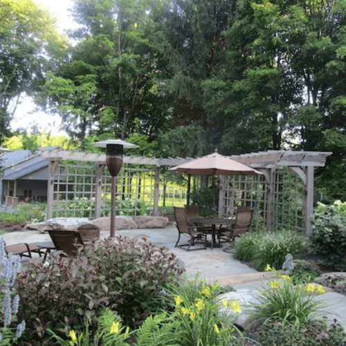 Cozy Backyard Entertainment Space