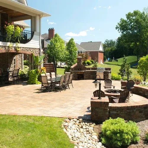 Walkout Entertaining Space