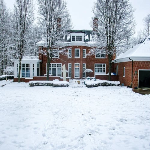 Winter landscaping in Northeast Ohio