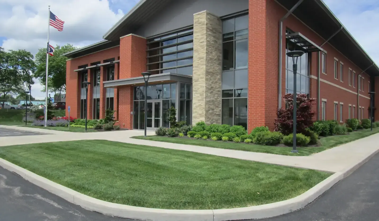 Campbell Oil landscaping project
