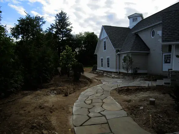 Lake Front Luxury walkway