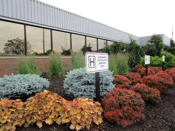 Landscaping around Hendrickson Office-1