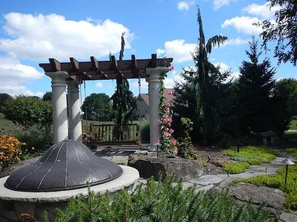 Open, Airy & Unique Entertainment Area plants