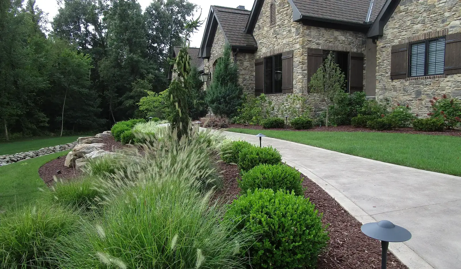 Rustic Retreat landscaping project