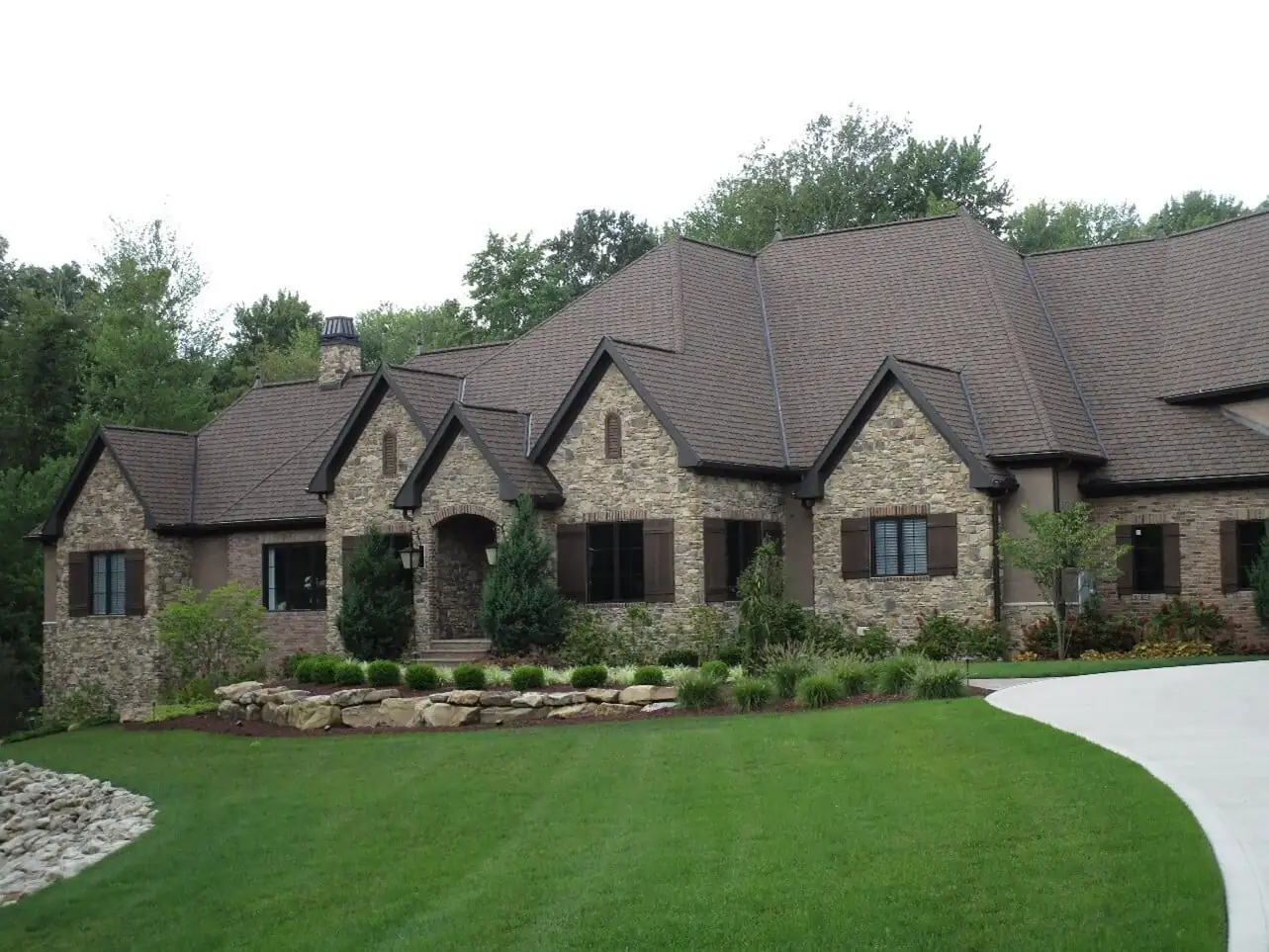 Rustic Retreat after landscape improvements