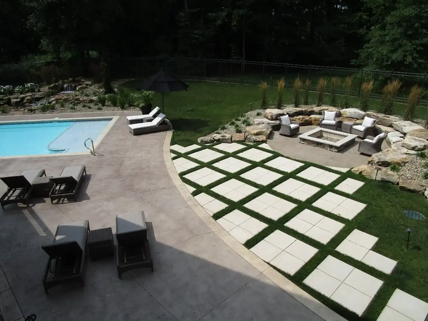 Rustic Retreat after landscape improvements