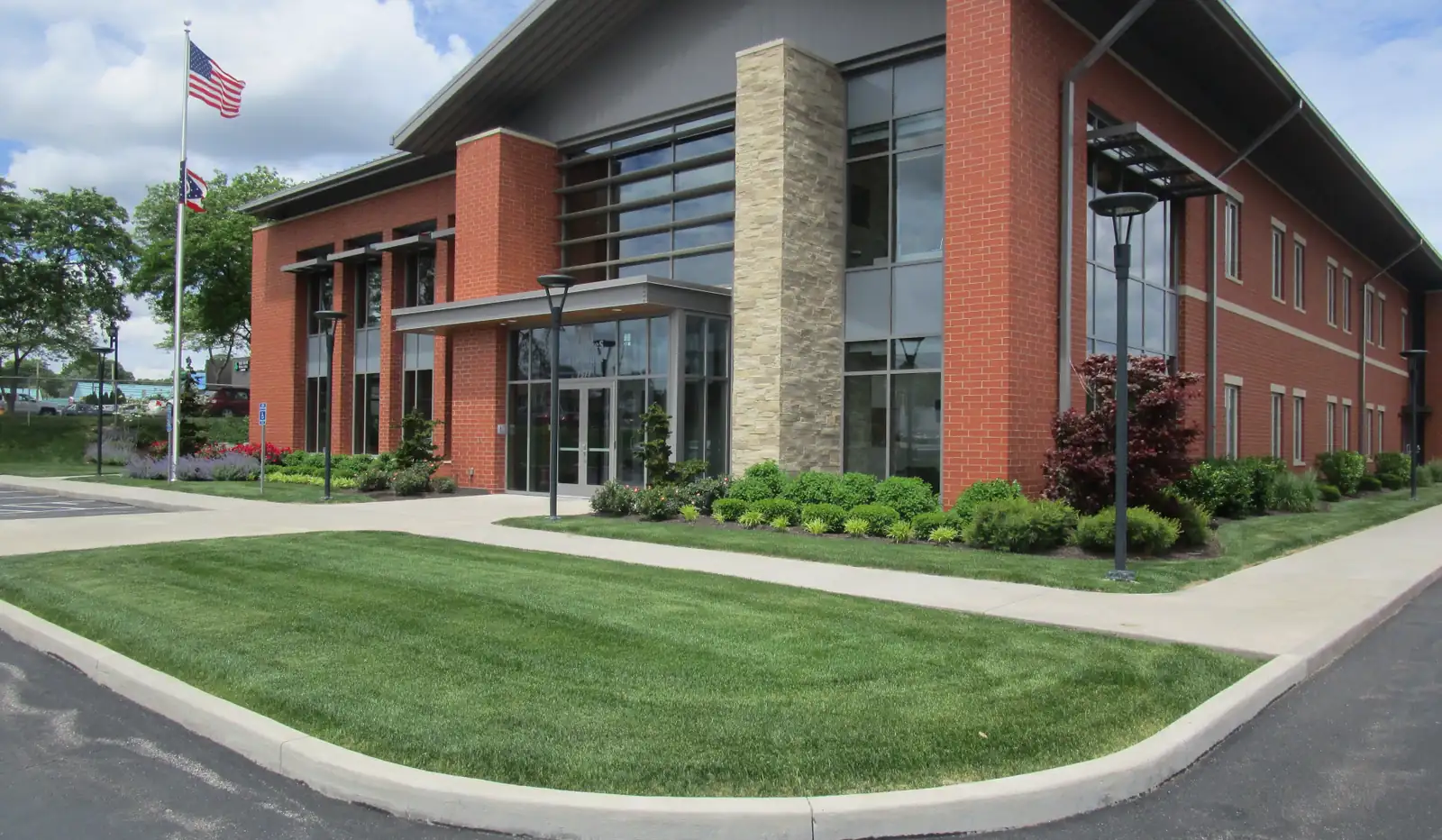 Commercial grounds services landscaping